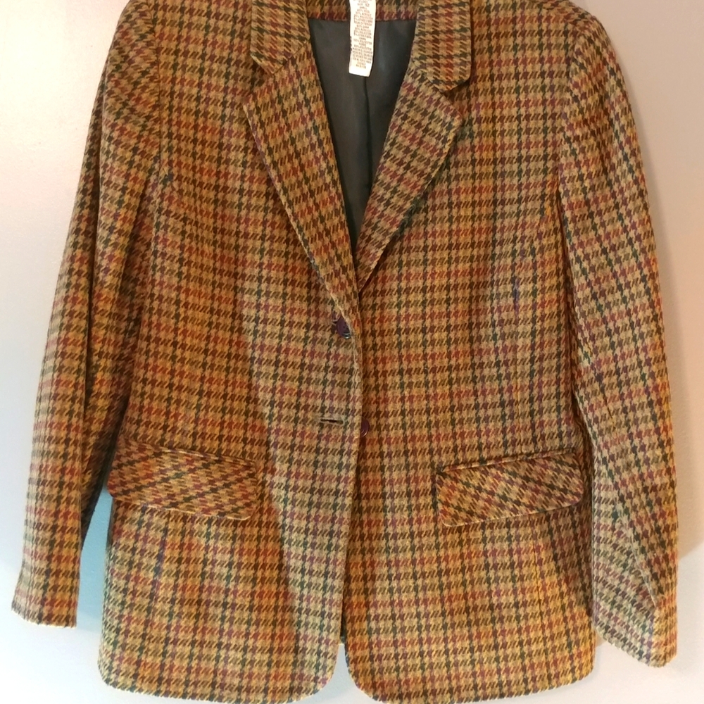 Wool Tweed Jacket Blazer